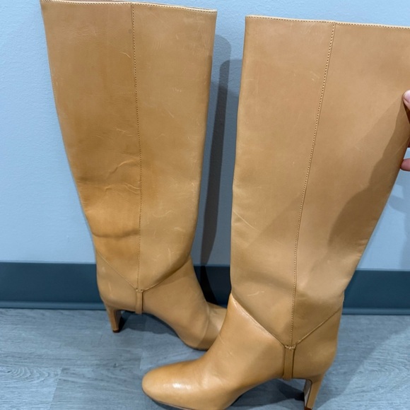 Reformation Boots Gaelle Knee High in Buckskin Tan Leather - Picture 12 of 16